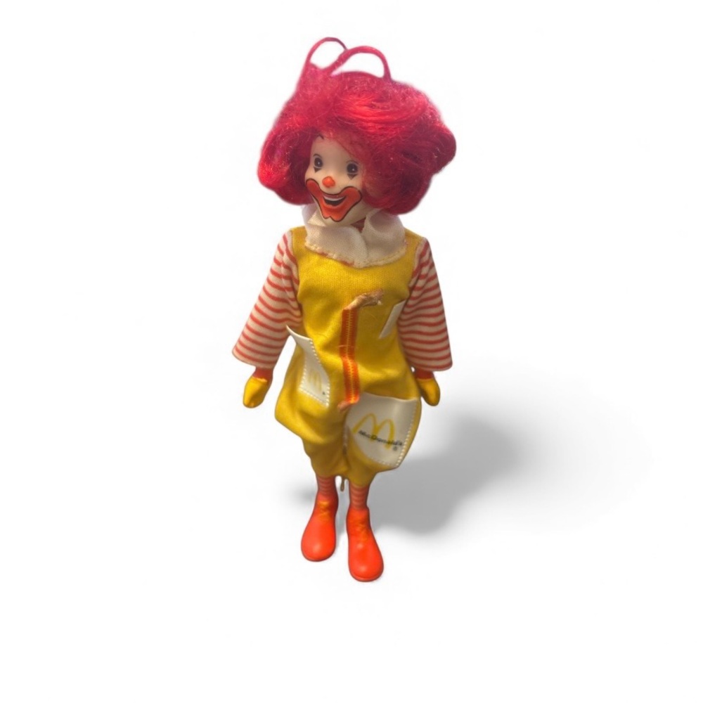 Vintage Ronald McDonald 8" Action Figure Doll Toy Remco 1970s